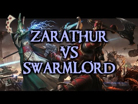 Warhammer 40K: Conquest the Card Game (Zarathur vs. The Swarmlord)
