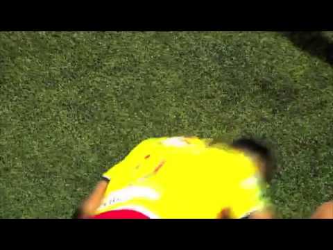 Patada Brutal De Paolo Goltz A Christian Lagos En La Cabeza America 0-3 Herediano