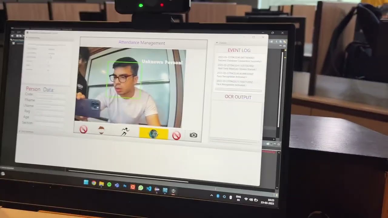 Facial Recognition Attendance System using JAVA OpenCV MySQL