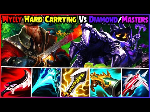 Wylly HARD CARRYING Vs Diamond/Master Players With Gangplank