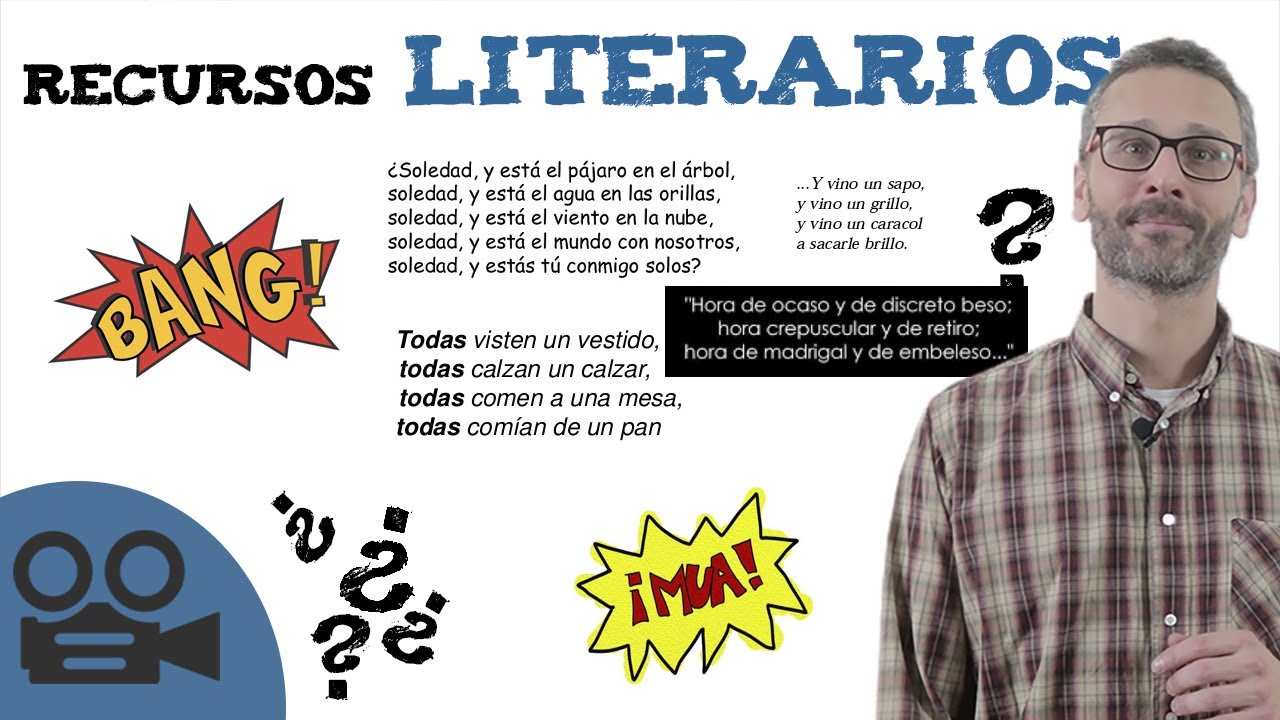 Recursos literarios - Explicación con EJEMPLOS