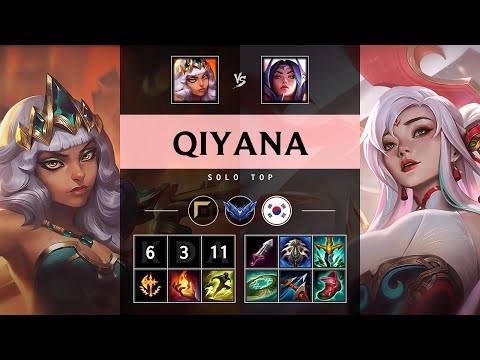 Qiyana Top vs Irelia - KR Diamond Patch 25.19