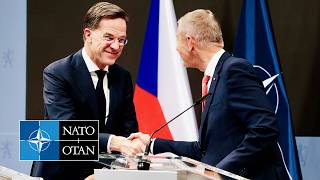NATO Secretary General with the Prime Minister of Czechia 🇨🇿 Andrej Babiš, 16 APR 2026
