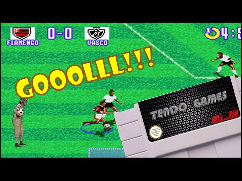 SNES - How to do the craziest dribbles and goals in SNES soccer.