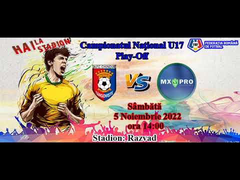 Rezumat etapa 1 Play Off : AFC Chindia Târgovişte - ACS MX Pro Academy  1 – 0 ( 1 – 0 )