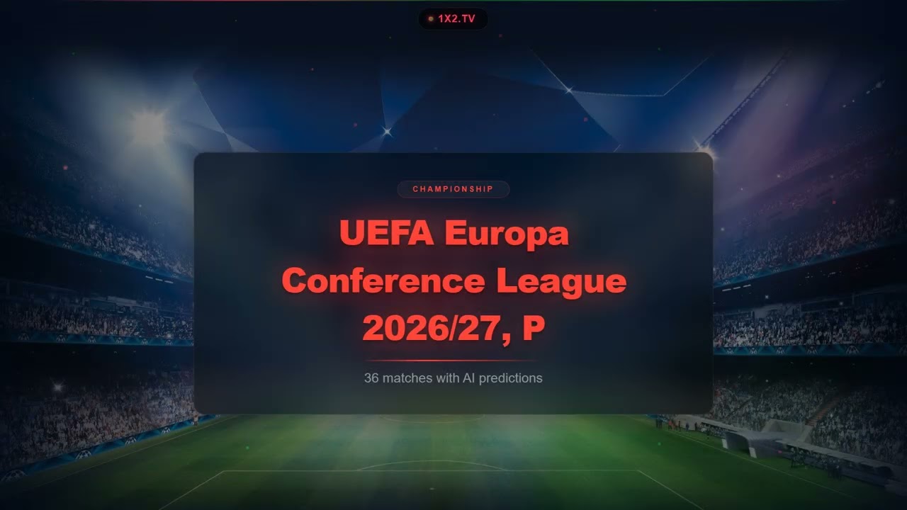 Football Predictions August 19, 2026 | UEFA Europa Conference League 2026/27, Play-off Round, Eur...