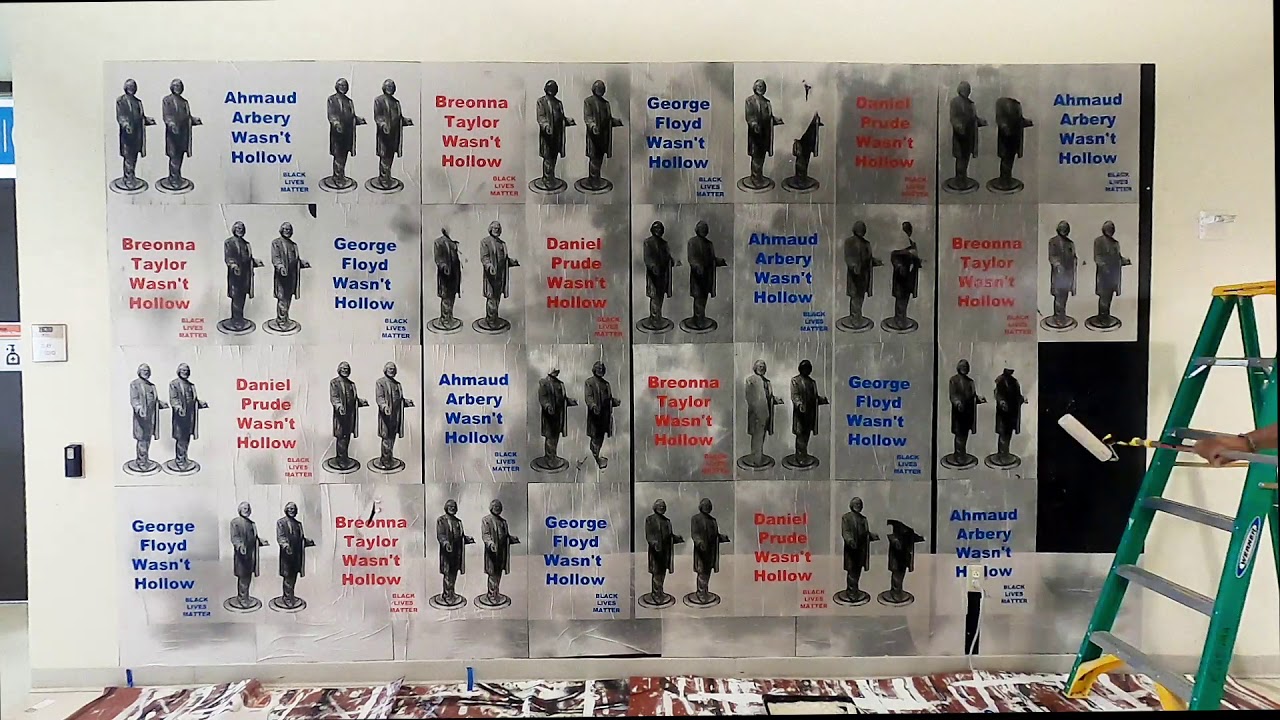 Screen Print Mural video