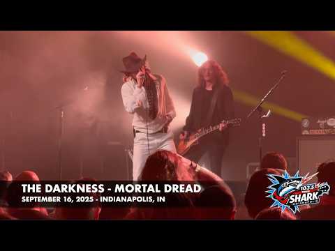 The Darkness performing "Mortal Dread" in Indianapolis back on September 16, 2025