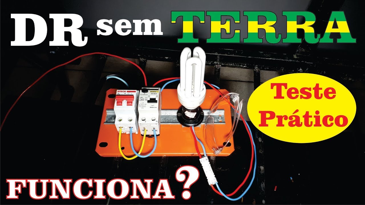 Dispositivo DR FUNCIONA Sem TERRA? Teste Prático! Fuga de Corrente