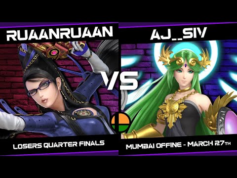 RuaanRuaan (Bayonetta) vs aj__siv (Palutena) - Quaylectric Qronicles Mumbai
