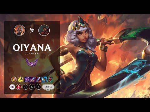 Qiyana Jungle vs Graves - KR Master Patch 12.7