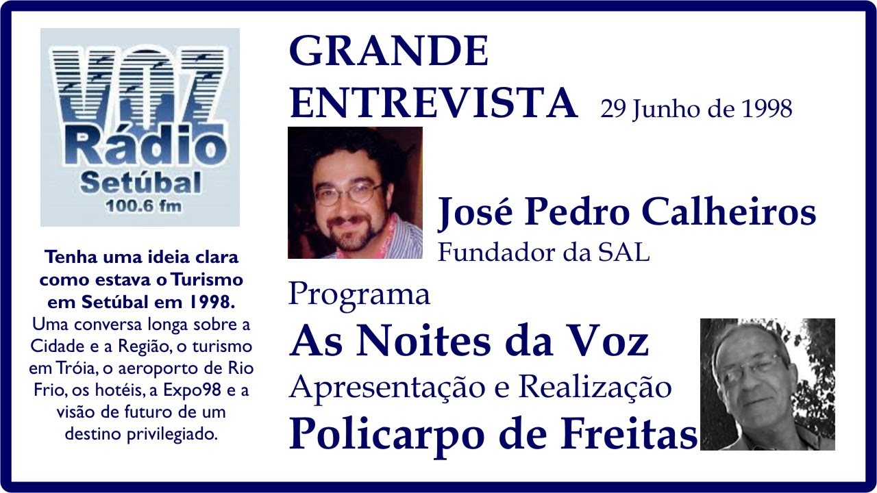 SAL na Radio Voz de Setubal   29 de Junho de 1998