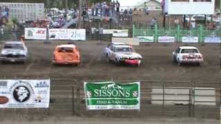 preview picture of video 'Delta County Fair 2012 Demo Derby Heat 1'