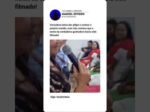 Durante um evento em uma igreja evangélica em São Pedro ocorre um G0LP3