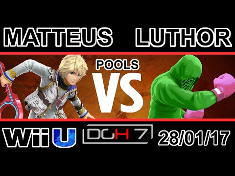 Don't Get Hit 7 - Matteus (Shulk) vs Luthor (Little Mac) - Pools