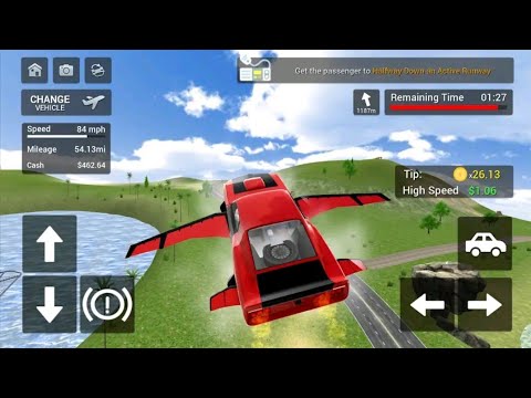 Flying #Car Transport #Simulator - #Android gameplay