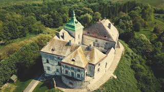 preview picture of video 'Олеський замок / Zamek w Olesku / Olesko castle aerial shoot'
