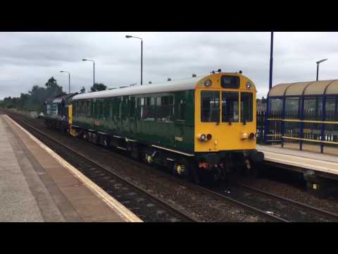 (HD) DRS  class 37 nos 37419 shoves Caroline though swinton on Derby to York