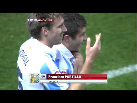 Gol de Portillo (3-1) en el Málaga CF - SD Eibar - HD