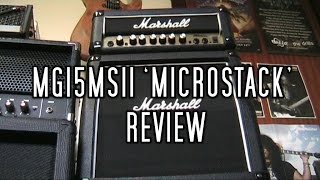 Video thumbnail for Marshall MG15MSII 'Microstack': Gear Review by Science of Loud