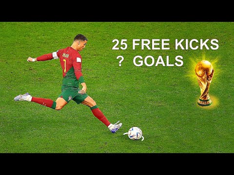 I found all Cristiano Ronaldo World Cup free kicks...