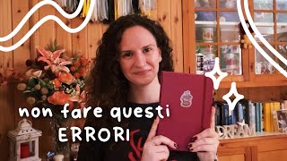 7 ERRORI comuni nel BULLET JOURNAL (e come evitarli!)