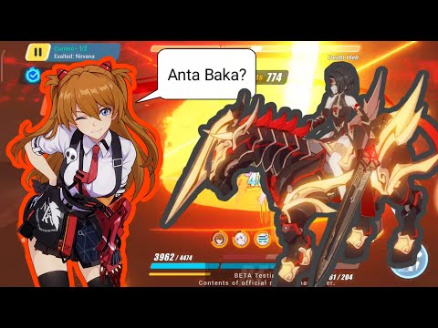 [HI3 SEA BETA 4.5] [Nirvana Exalted] Djxy (Type-counter Buff) D417 - Can Asuka beat this boss?