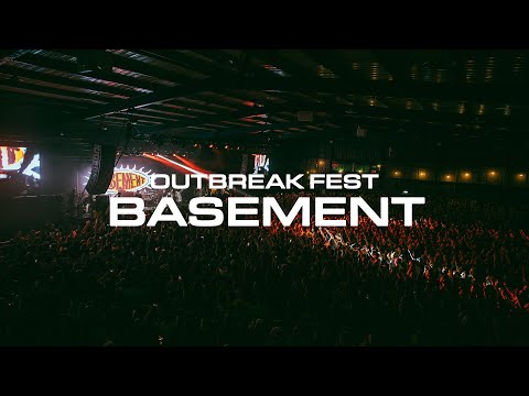 Basement performing at Outbreak Fest Manchester in 2022