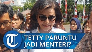 Bupati Minahasa Selatan Tetty Paruntu Datangi Istana dengan Kemeja Putih, Jadi Calon Menteri?