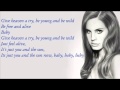 Lana Del Rey - You & Me (lyrics) 