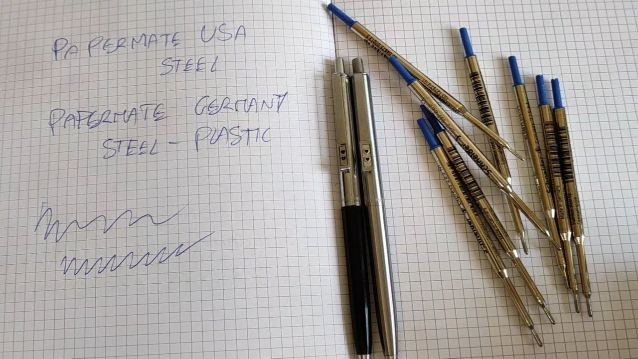 Papermate Vintage e Aurora con refill Schneider