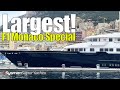 F1 Edition: Largest Yachts in Monaco!