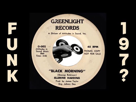 Ellerine Harding - Black Morning [Greenlight] Rare Deep Sister Funk 45