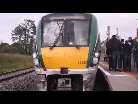ICR 22000 Train (No.22132) at Clara and Heuston Station after getting damaged by Storm Ali (19/9/18)