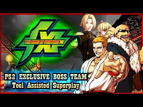 【TAS】KOF XI - PS2 EXCLUSIVE BOSS TEAM \ GEESE HOWARD \ MR.BIG \ ADEL BERNSTEIN