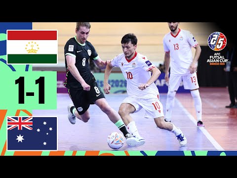 Draw sees both teams eliminated! | Tajikistan - Australia | Highlights | AFC Futsal Asian Cup™