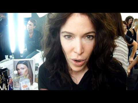 Backstage at LMFF for L'Oreal Paris Runway Look 3 - Makeup