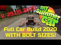 My Summer Car FULL Car Build Guide 2020 29 05 2020 Update BOLT SIZES INCLUDED