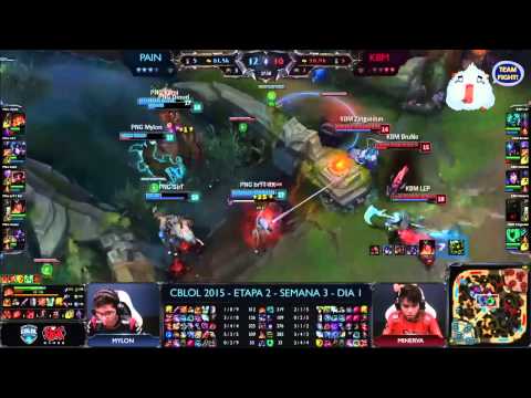 PAIN x KBM - CBLoL 2015 S2 - W3D1 - Best of 2