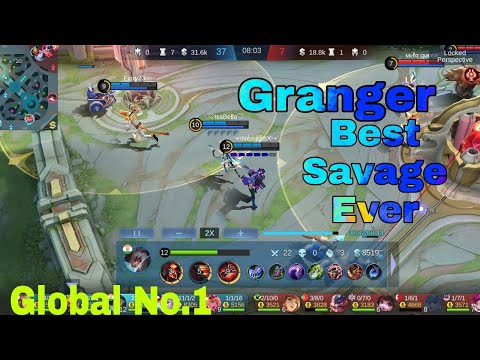 Wtf Granger king of Damage // Granger best build 2022🔥🔥🔥 Continue 4x Savage in single match..🔥🔥