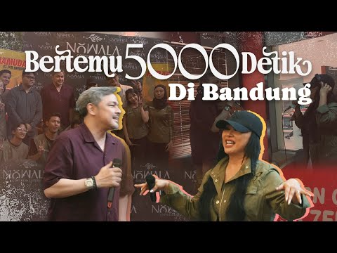 Titi DJ dan Thomas Djorghi 'Bertemu 5000 Detik' di Kota Bandung ❤️
