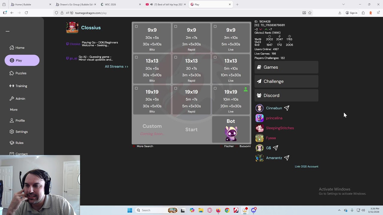Playing Go - DDK/Beginners Welcome - Seeking Students! - !lessons