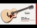 Taylor Guitars 214ce | Feature/Spec Demo