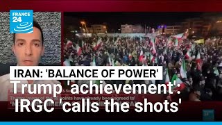 Iran faces internal power shift after military confrontation with US forces