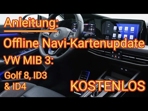Offline Navi-Karten Update für MIB3 von VW: Golf 8, ID3, ID4 nach Ende der WE Connect-Dienste