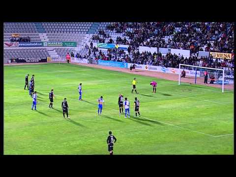 La Liga | Gol de Lanzarote de penalti (1-0) en el CE Sabadell - Huesca | 10-11-2012 | J13