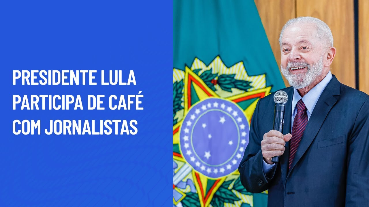 Presidente Lula participa de Café com jornalistas