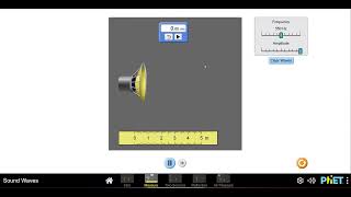 PhET Lab: Sound Waves