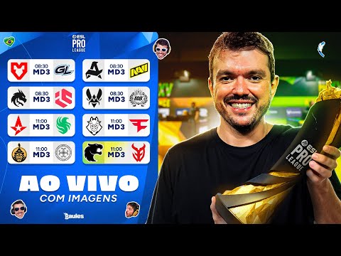 FURIA X 3DMAX - AO VIVO COM GAULES  | ESL PRO LEAGUE SEASON 22 - DIA 6 | !socio !vote - Siga @Gaules