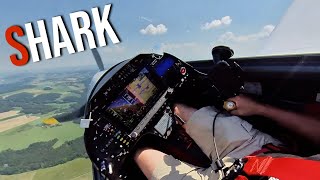 Shark ultralight airplane flight test trailer